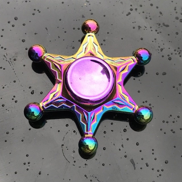 Rainbow Metal Finger Spinner R118 Bearing Spinner Toy