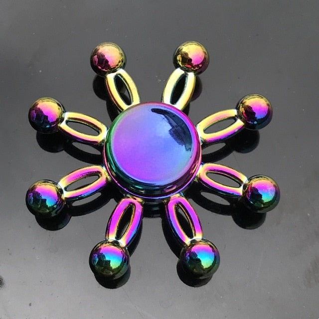 Rainbow Metal Finger Spinner R118 Bearing Spinner Toy