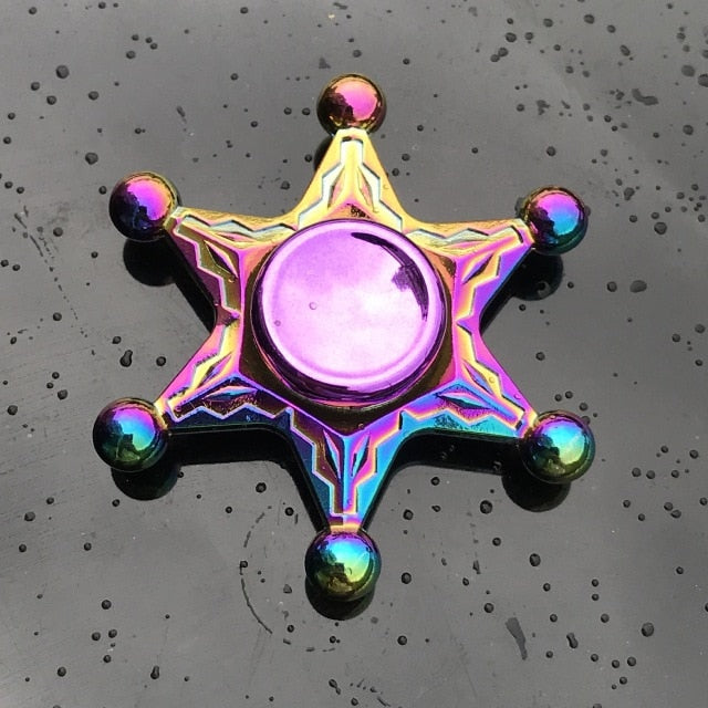 Rainbow Metal Finger Spinner R118 Bearing Spinner Toy