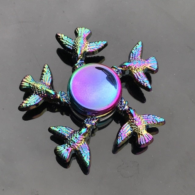 Rainbow Metal Finger Spinner R118 Bearing Spinner Toy