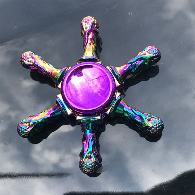 Rainbow Metal Finger Spinner R118 Bearing Spinner Toy